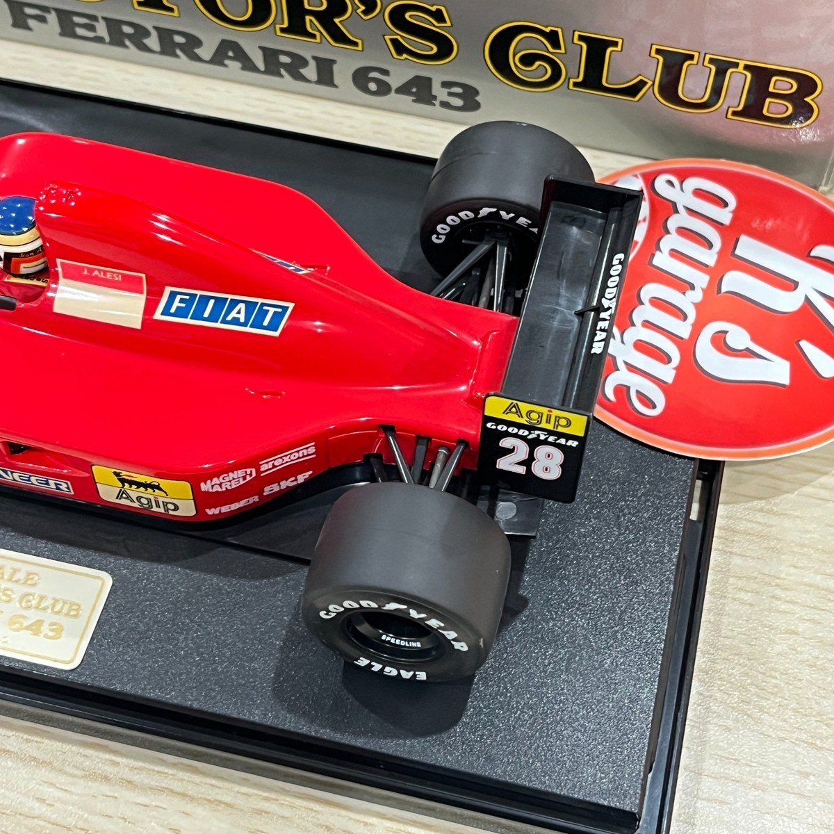 Tamiya 1/20 Collector's Club Ferrari 643 Diecast model with case
