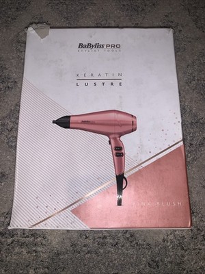 BaByliss PRO Keratin Lustre Haartrockner - Pink Blush - 2300W Professional - NEU