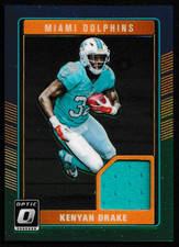2016 Donruss Optic Kenyan Drake Rookie Threads Jersey #DRT-KD Blue And Green