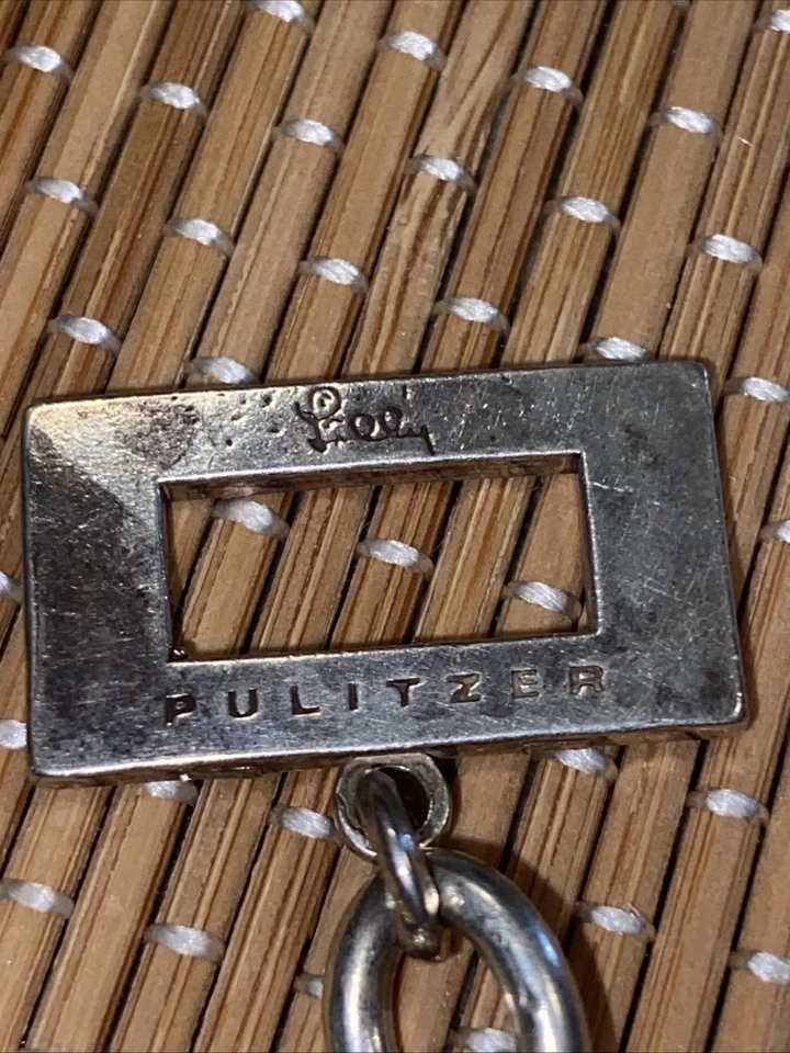 Lilly Pulitzer Silver 925 Palm Tree Bracelet  45 G Weight  - Image 2 of 4