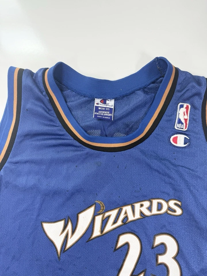 Camiseta de colección campeón Washington Wizards #23 Michael Jordan NBA juvenil M 10-12 Foto 3 de 4