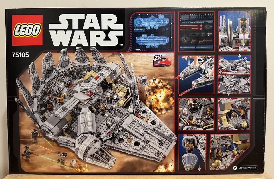 LEGO STAR WARS `` MILLENNIUM FALCON ´´ Ref 75105 NUEVO A ESTRENAR - Imagen 2 de 2