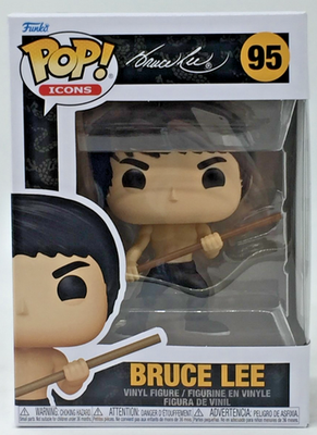 Funko Pop! Icons Bruce Lee #95 With Pop Protector | eBay