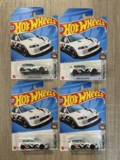 Hot Wheels Honda Civic Custom White HW Dragstrip 7/10 130/250 Lot Of 4