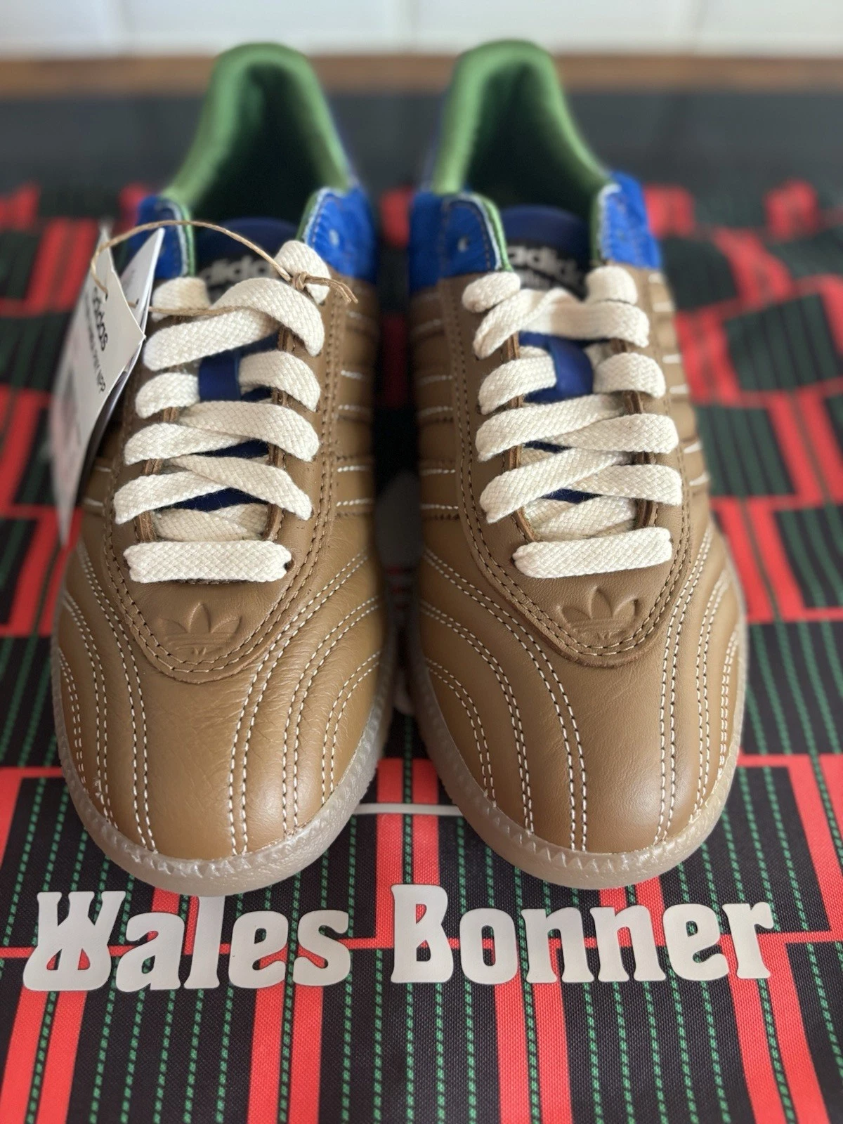 adidas Wales Bonner x Samba Millennium Nappa Pack Desert Royal Blue Size UK 4
