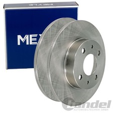 2X MEYLE BREMSSCHEIBEN 240mm HINTEN VORNE PASSEND FÜR ABARTH 500 500C ALFA