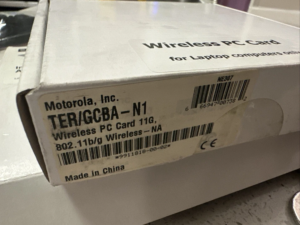 NIB-Netopia TER/GCBA-N3 laptop WiFi-NA adaptor PC Card - Image 4 of 4
