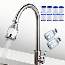 Pack Sink Water Filter Faucet Universal Rotating Bathroom Sink Filter