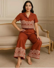 Women Rayon 2-Piece Sets Co-Ord Set
