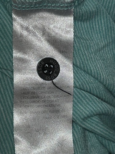 Hugo Boss Men's Paddy Pro S/S Golf Polo Shirt Light Teal Green, Size Large - Picture 11 of 11