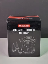 Portable Electric Air Pump Camping Air Mattress 3 Nozzles Rechargeable