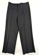 Zara tg L pantalone pantalone alto gamba larga nero 0600