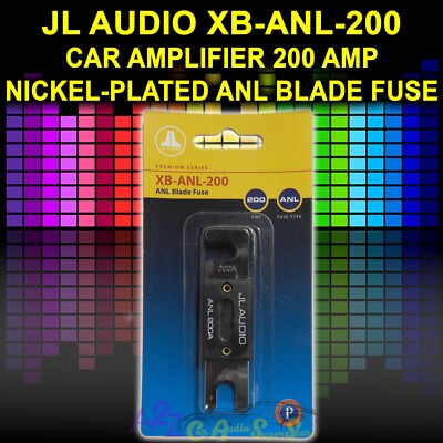 JL AUDIO XB-ANL-200 (91653) CAR AMPLIFIER 200 AMP NICKEL-PLATED ANL BLADE FUSE
