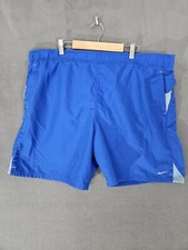 Nike Contend Volley Swim Trunks Blue Block Mens Size Large L Swimsuit Swimwear