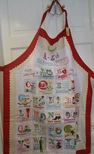 New HARRODS A-Z of SHOPPING GLEE Ladies Apron ~ Discontinued