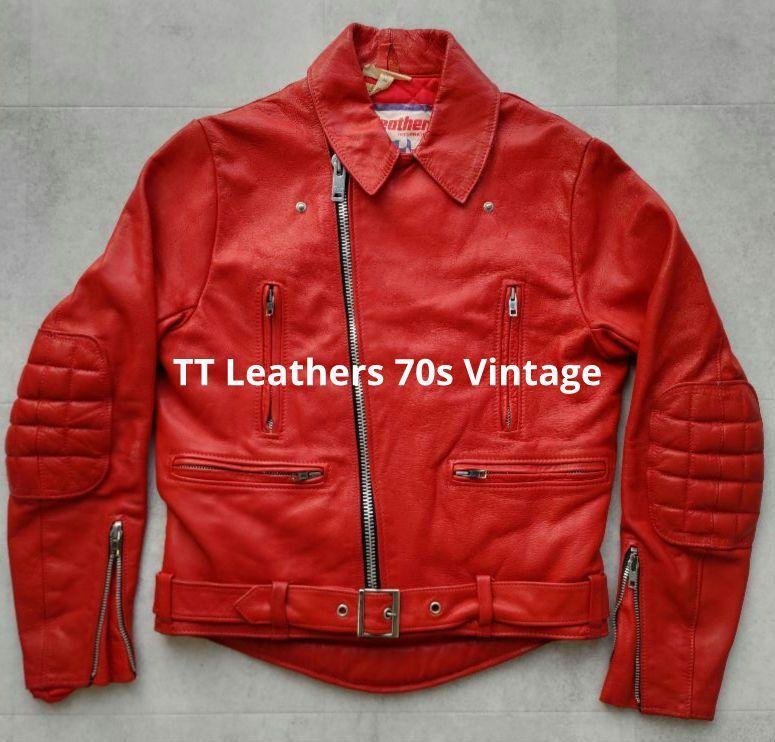 Good condition] TT Leathers 70s Motorcycle Jacket | eBay