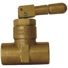 MEC ME792C Locking Quick Acting Toggle Valve, Brass, 1/2 in. FNPT x 1/4 in. FNPT