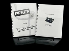 PFAFF 130-6 SERVICE Manual & Sewing Instructions User Guide Bundle