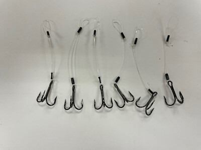 Stinger Trailer hooks Mustad Size Black Nickel 40 Lb - Main Image