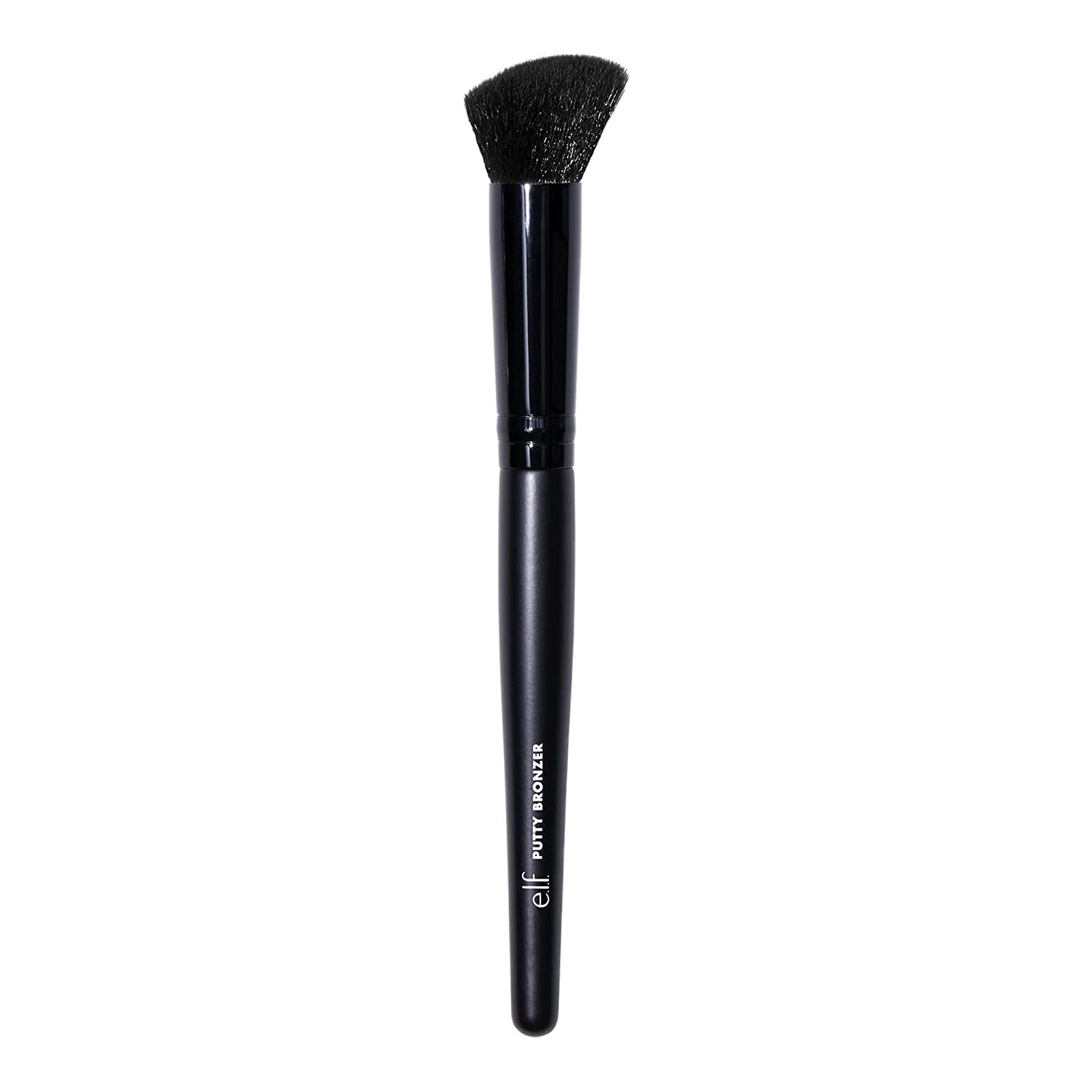e.l.f. Putty Bronzer Brush, Angled Makeup Brush For Contour & Highlight, Made F