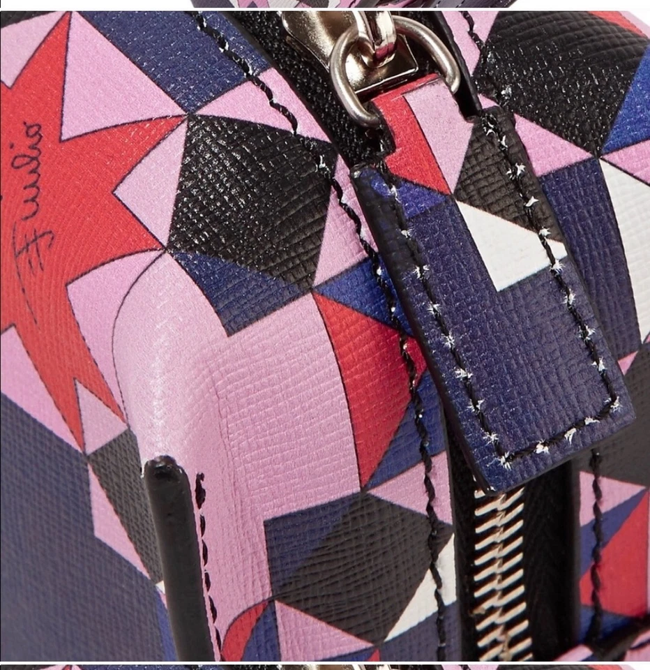 Emilio Pucci напечатано кожаный косметический чехол новый в коробке - Изображение 3 из 4