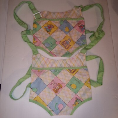 Vintage Cabbage Patch Kids Cloth Fabric Baby Carriers Backpack Sling ...