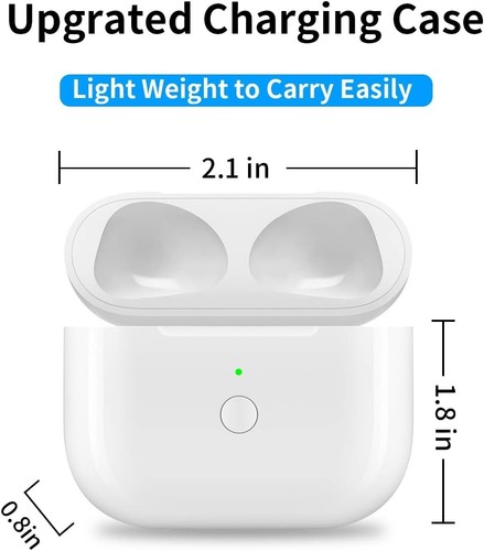 WAVANCKY Étui de Charge Sans Fil pour Airpods 3ème Génération, Chargeur de Remplacement - Photo 3/3
