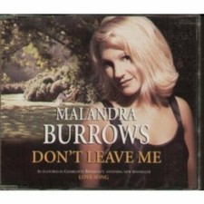 Malandra Burrows Don't leave me (3 versions, 1998, 'Love song')  [Maxi-CD]