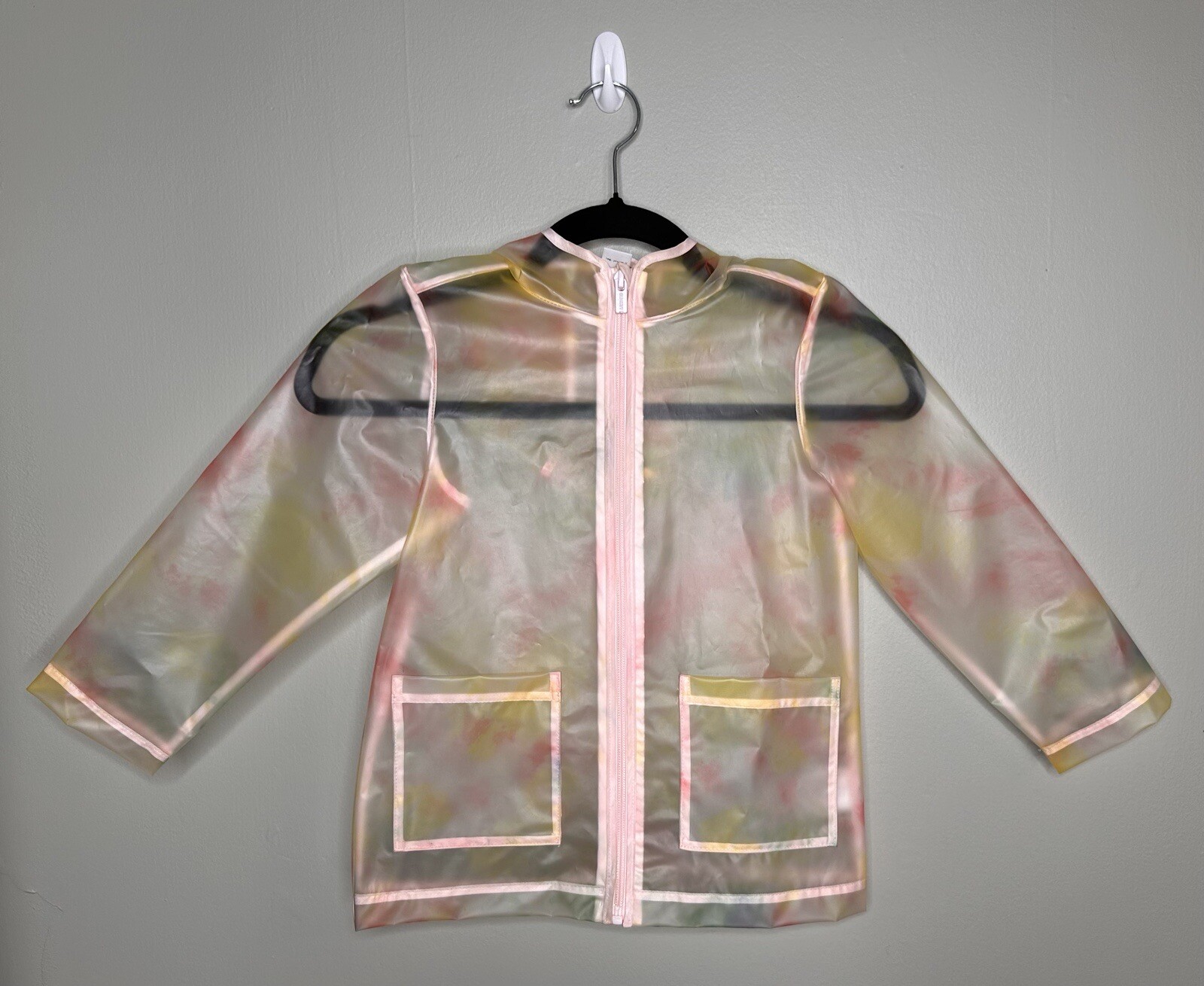 Multicolor Clear 5t Zips Two Front Pockets