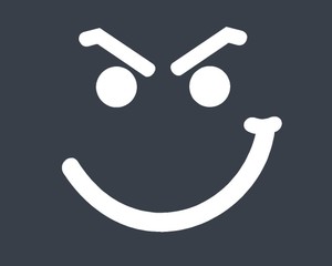 Smirk-Face-Vinyl-Decal-JDM-Bon-Jovi-Car-Laptop-Sticker-Smile-Funny-Auto-Euro