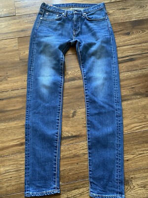 Edwin Jeans Made In Japan Slim Tapered Mens Denim Sz ED32M Blue  29Waist 32Leg