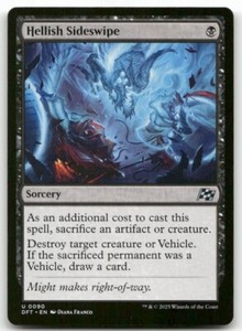 Hellish Sideswipe 90 Aetherdrift Uncommon Sorcery