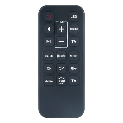 New Replace Remote Control fit for Klipsch Cinema 600/800 BAR48 Soundbar System
