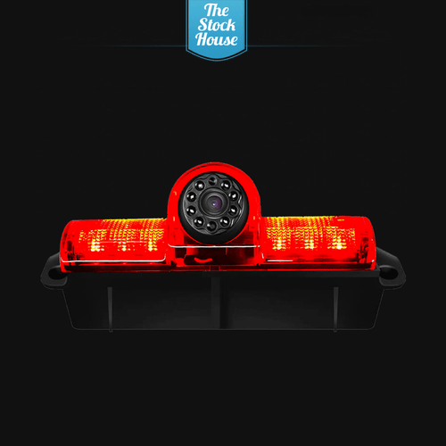 Cámara de reversión de luz de freno Chevrolet Express y monitor de succión de 5" trasero 03-16 - Imagen 2 de 11