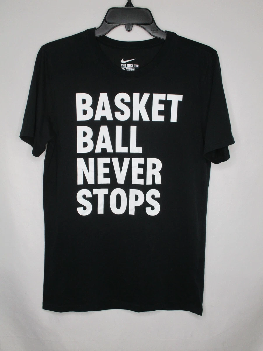 Nike basketball never top stops t shirt