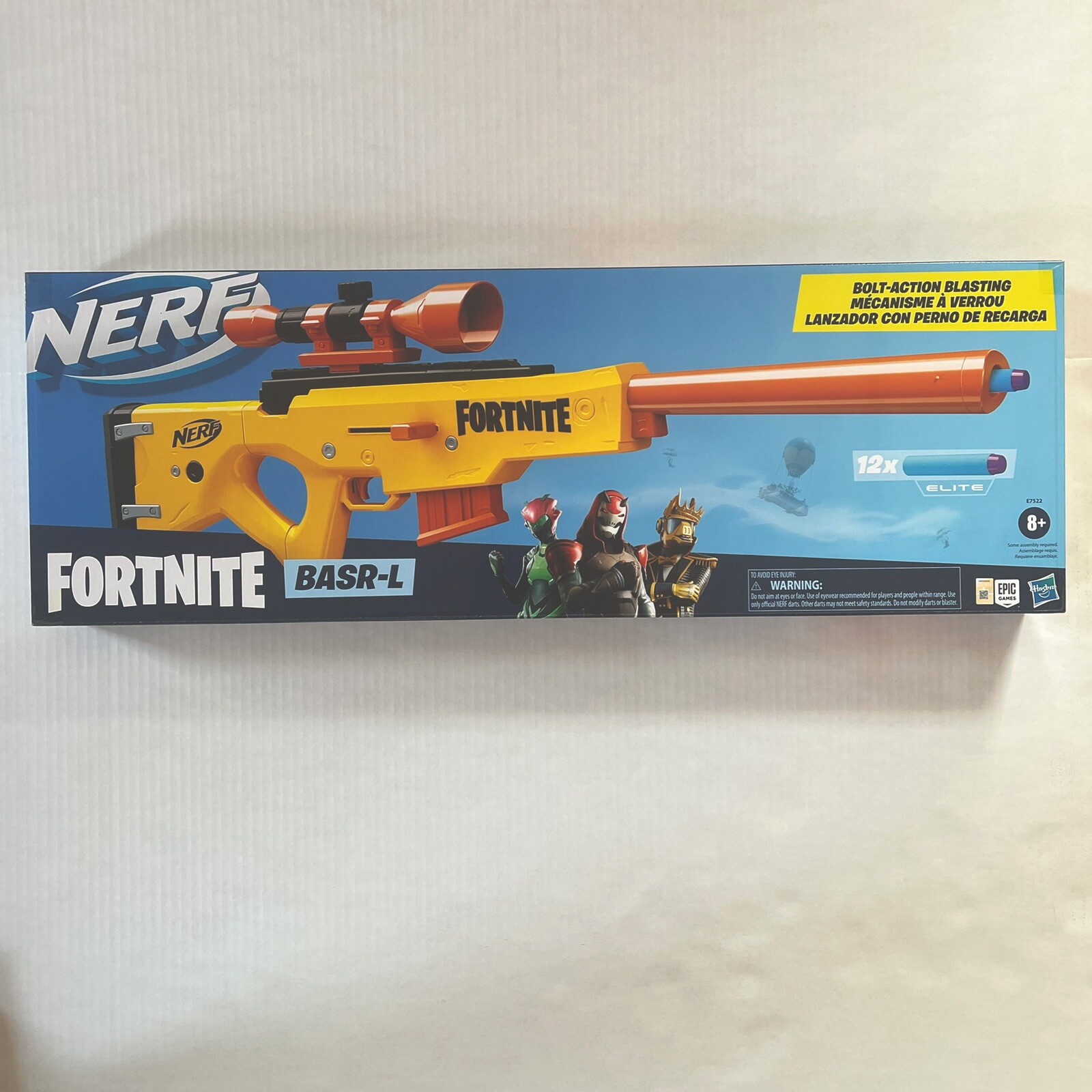 Nerf Fortnite Dart Gun Boys Toys BASR L Blaster Foam Sniper Rifle New