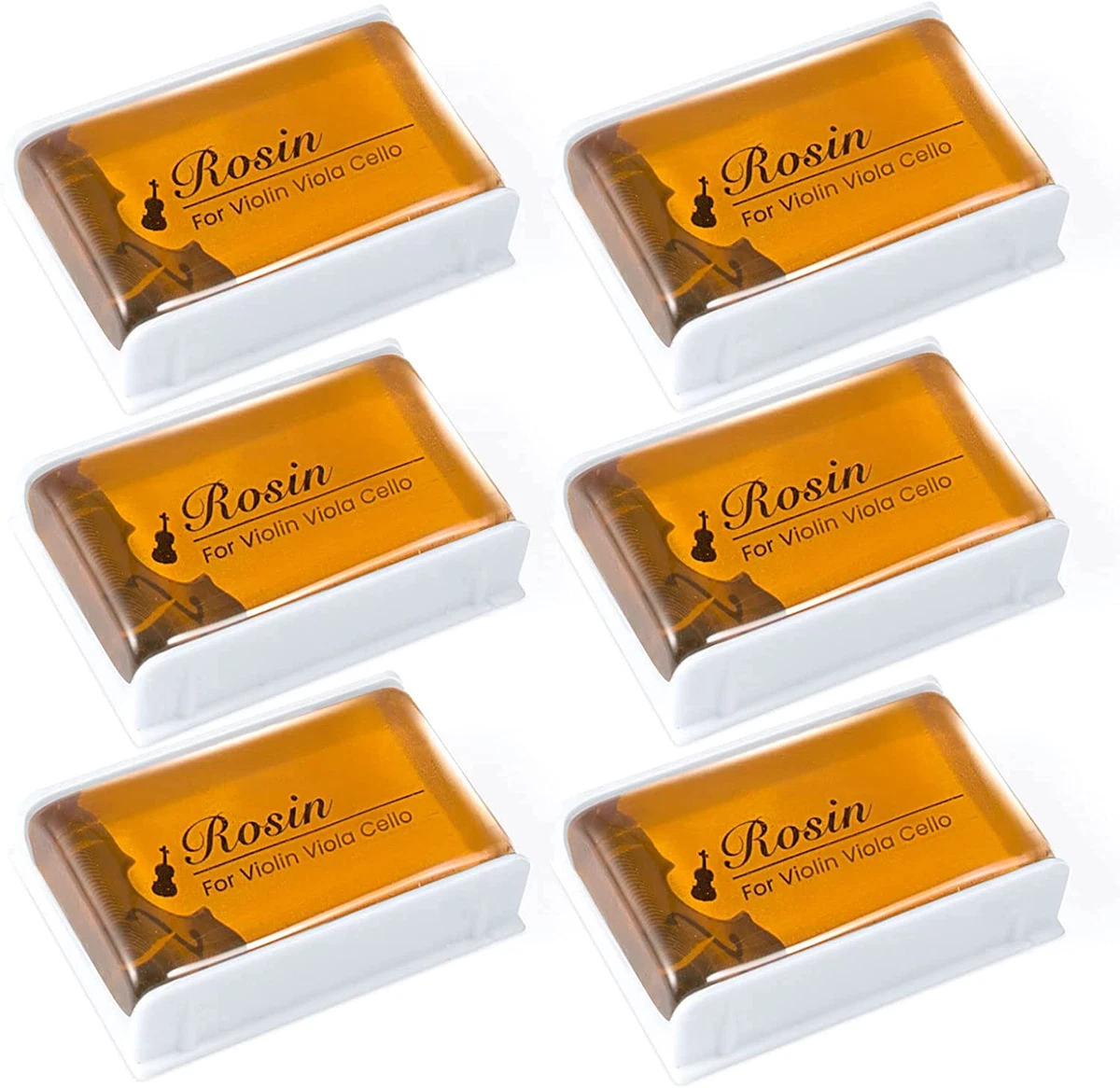 Rosin Violin Rosin 6 Pack Cello Viola Rosin For Violin Bow Light Low Dust Resin
