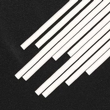 Plastruct 90545 HFS-6 White H Column (5) 3/16" H&W x .035" T x 24" Long