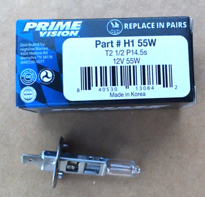 H1 55W Halogen Headlight Bulbs Super White Car Lamp Light 12V Bulb Headlamp-