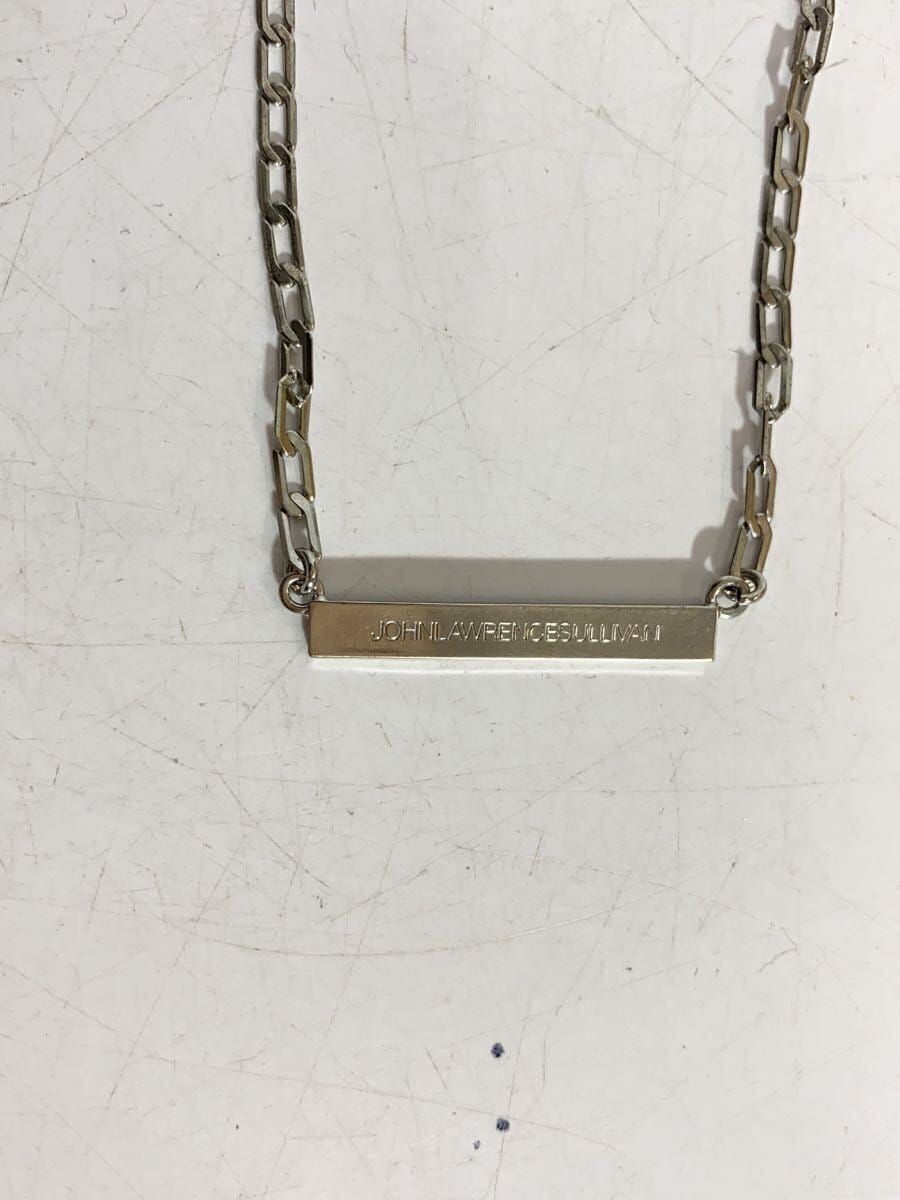 JOHN LAWRENCE SULLIVAN NECKLACE PLATE TOP Silver WITH MENS JOHN LAWRENCE SULLIVAN NECKLACE PLATE TOP Silver WITH MENS