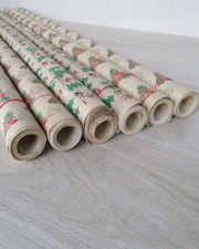 Antikes Weihnachtspapier 50er 60er J. Geschenkpapier Einwickelpapier Tante Emma