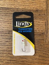 Lindy Tungsten Ice Worm Hook-Brand New-SHIPS N 24 HOURS