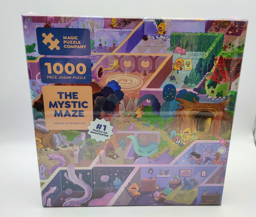 The Mystic Maze Jigsaw Puzzle by Magic Puzzle Company 28”X21” - 1000 Pieces NEW