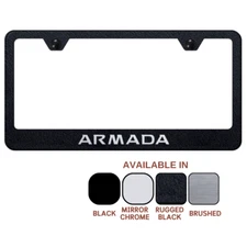 Nissan Armada Laser Etched Logo Standard License Plate Frame Official Licensed