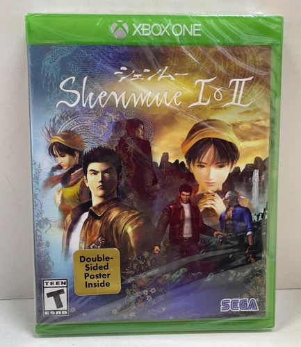 SHENMUE I & II 1 & 2 W/ DOUBLE SIDED POSTER (Xbox One) Brand New