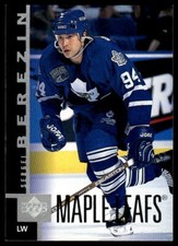 1997-98 Upper Deck #161 Sergei Berezin Toronto Maple Leafs Hockey Card