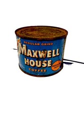 Vintage 4oz Maxwell House Coffee Container Never Opened But Empty