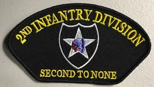 Army 2nd Infantry Division Second to None hat patch