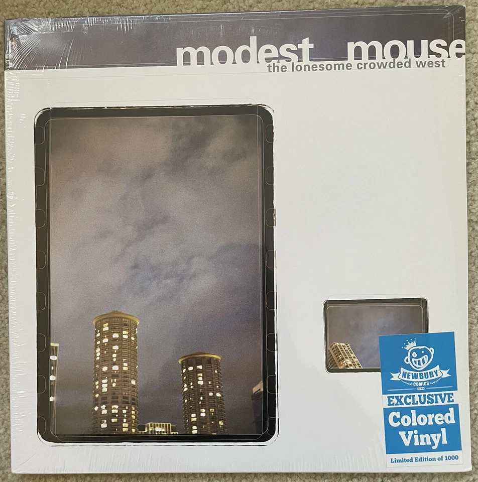 Modest Mouse Lonesome Crowded West Newbury Comics PURPLE / CYAN BLUE Vinyl NEW - Image 2 of 4