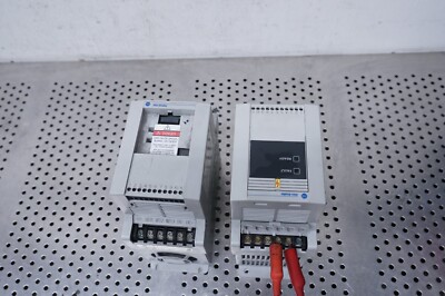 (Qty 2) ALLEN BRADLEY 5 HP VARIABLE SPEED DRIVE 460 VAC 160-BA10NSF1 SER C parts
